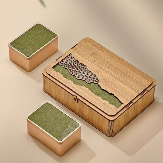 Custom Airtight Wooden Tea Box with Lid