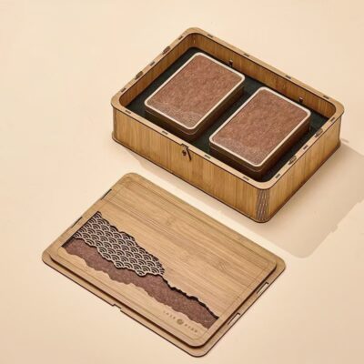 Custom Airtight Wooden Tea Box with Lid