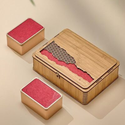 Custom Airtight Wooden Tea Box with Lid