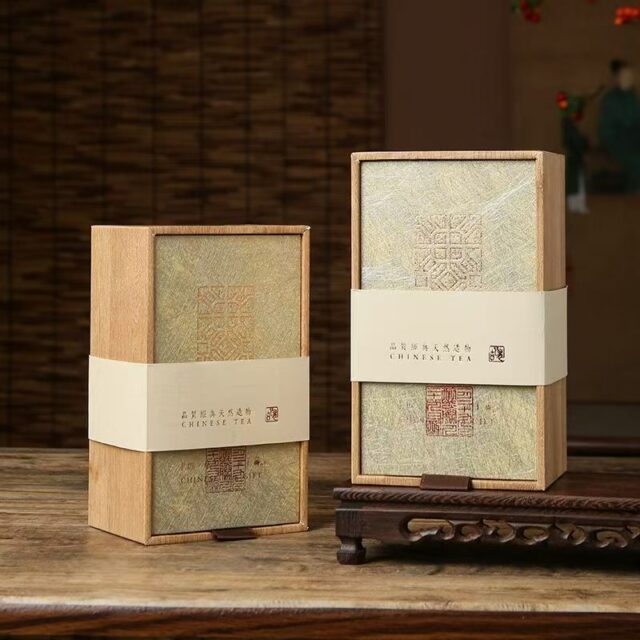 Custom Wooden Tea Gift Box for Exquisite Packaging