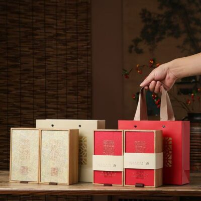 Custom Wooden Tea Gift Box for Exquisite Packaging