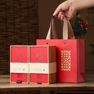 Custom Wooden Tea Gift Box for Exquisite Packaging