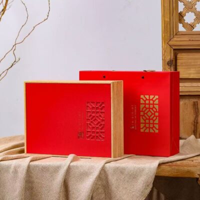 Custom Modern Wooden Tea Gift Box Design