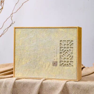 Custom Modern Wooden Tea Gift Box Design