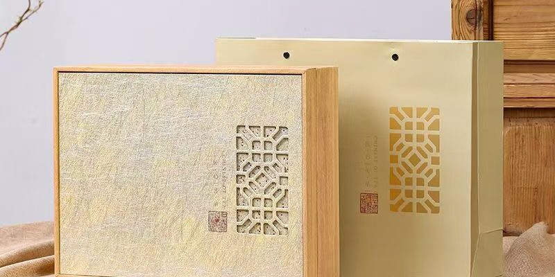 Custom Modern Wooden Tea Gift Box Design