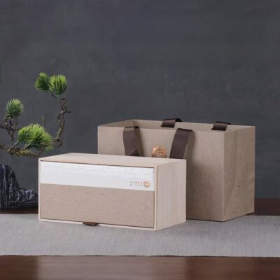 Custom Wooden Tea Gift Box for Luxury Packaging