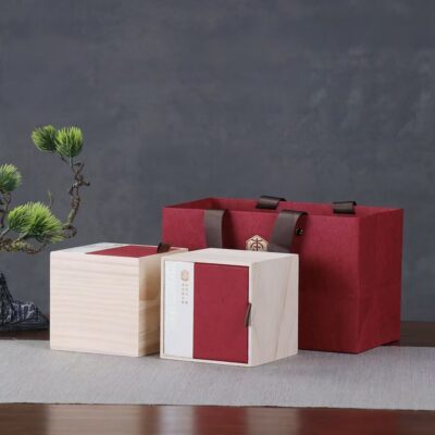Custom Wooden Tea Gift Box for Luxury Packaging