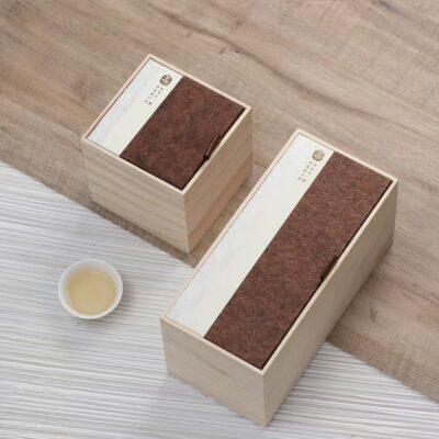 Custom Wooden Tea Gift Box for Luxury Packaging