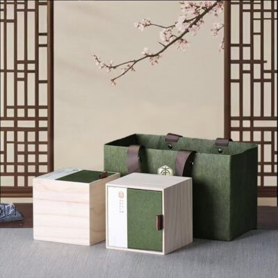 Custom Wooden Tea Gift Box for Luxury Packaging