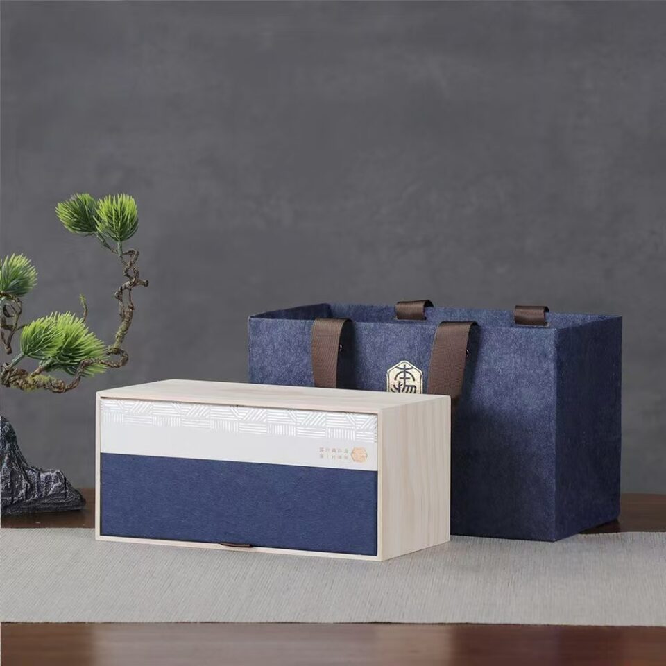 Custom Wooden Tea Gift Box for Luxury Packaging