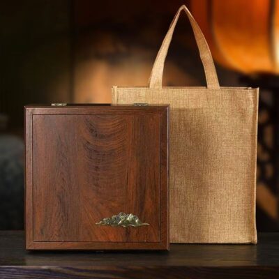 Custom Wooden Tea Gift Box for High-End Packaging