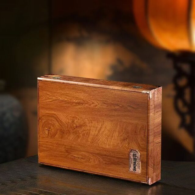 Custom Wooden Tea Gift Box for High-End Packaging