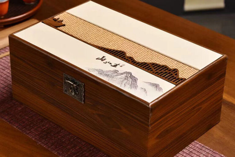 Custom Wooden Tea Box for Premium Gift Packaging (1) Custom Luxury Wooden Tea Gift Box