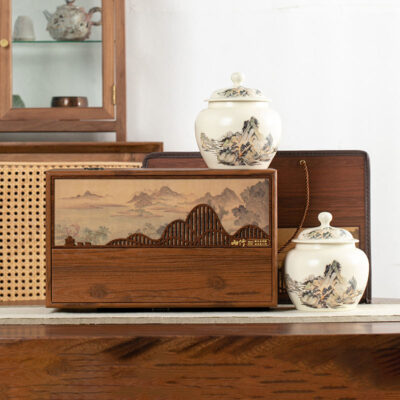 Custom Luxury Wooden Tea Gift Box