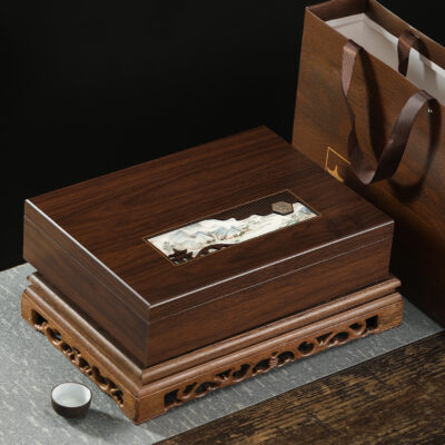 Custom Luxury Wooden Tea Gift Box