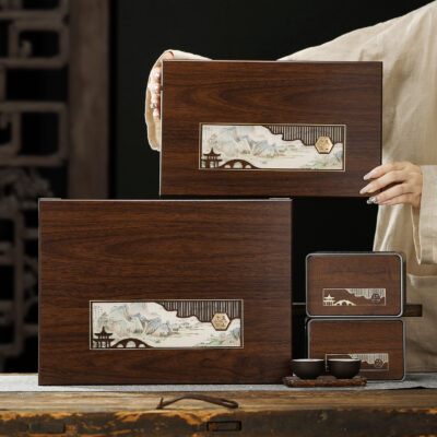 Custom Luxury Wooden Tea Gift Box