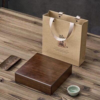 Custom Luxury Wooden Tea Box for Gift Packaging