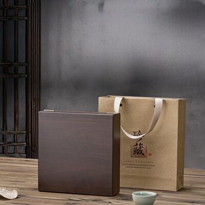 Custom Luxury Wooden Tea Box for Gift Packaging