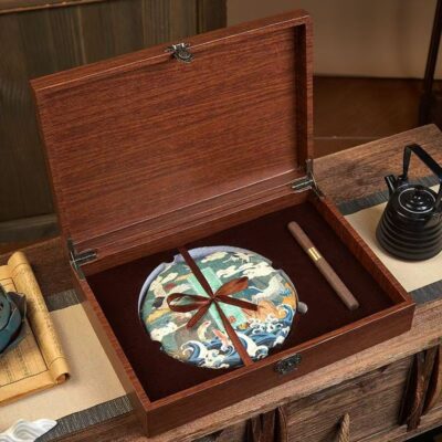 Custom Wooden Tea Gift Box for Pu-erh Tea Packaging