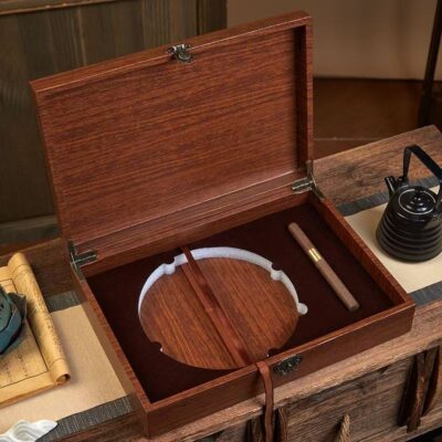 Custom Wooden Tea Gift Box for Pu-erh Tea Packaging