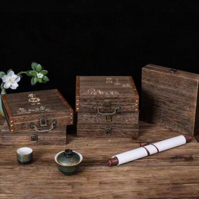 Custom Wooden Tea Box for Pu-erh Tea Cake Storage