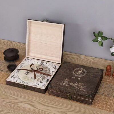 Custom Wooden Tea Box for Pu-erh Tea Cake Storage