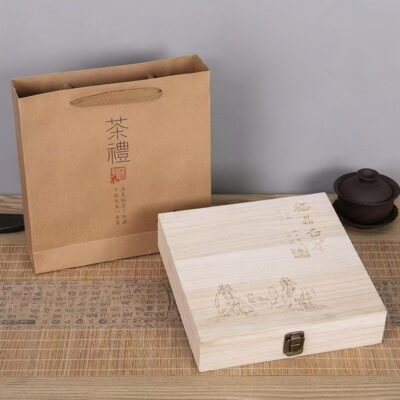 Custom Wooden Tea Box for Pu-erh Tea Cake Storage