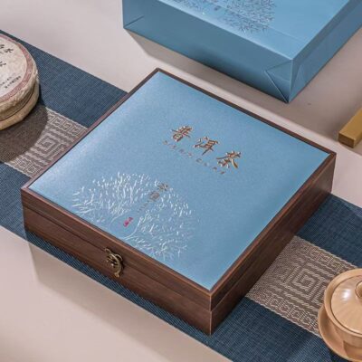 Custom Elegant Wooden Tea Gift Box