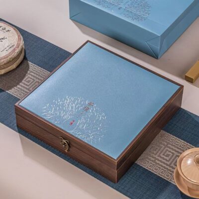 Custom Elegant Wooden Tea Gift Box