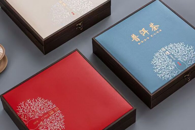 Custom Wooden Tea Box for Tea Gift Packaging (4) Custom Elegant Wooden Tea Gift Box