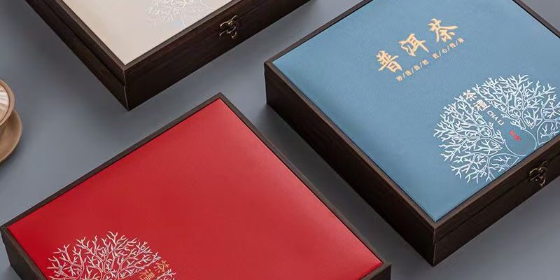 Custom Elegant Wooden Tea Gift Box