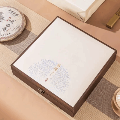 Custom Elegant Wooden Tea Gift Box