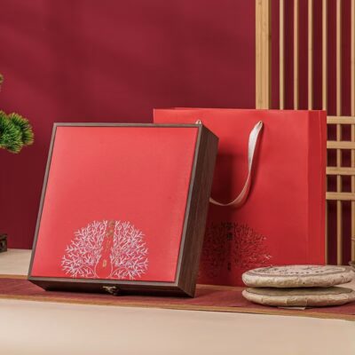 Custom Elegant Wooden Tea Gift Box
