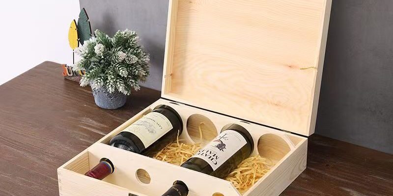 Custom Wine Gift Wooden Wine Box for Premium Bottles