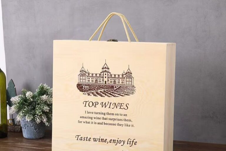 Custom Wine Gift Wooden Wine Box for Premium Bottles