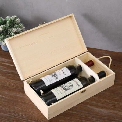 Custom Wine Gift Wooden Wine Box for Premium Bottles