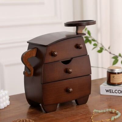 Custom Luxury Wooden Jewelry Box for Wedding Gift