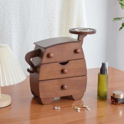 Custom Luxury Wooden Jewelry Box for Wedding Gift