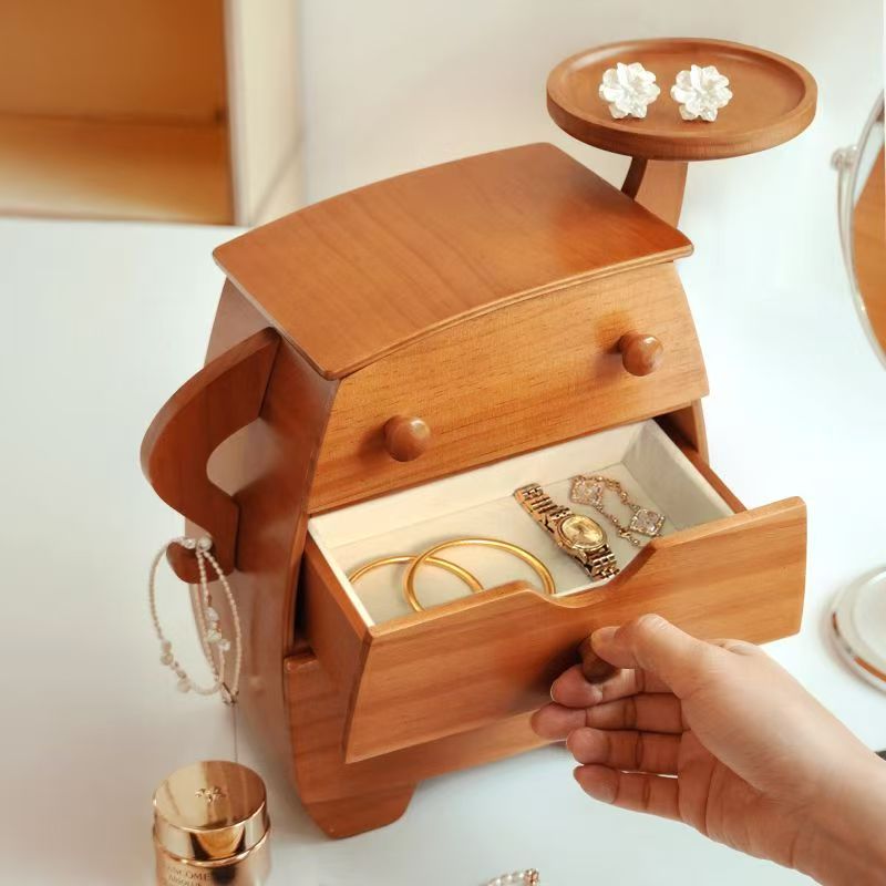 Custom Luxury Wooden Jewelry Box for Wedding Gift
