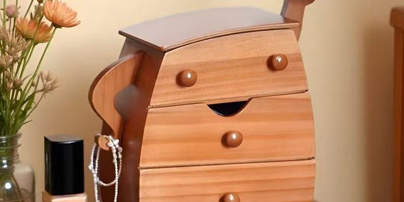 Custom Luxury Wooden Jewelry Box for Wedding Gift