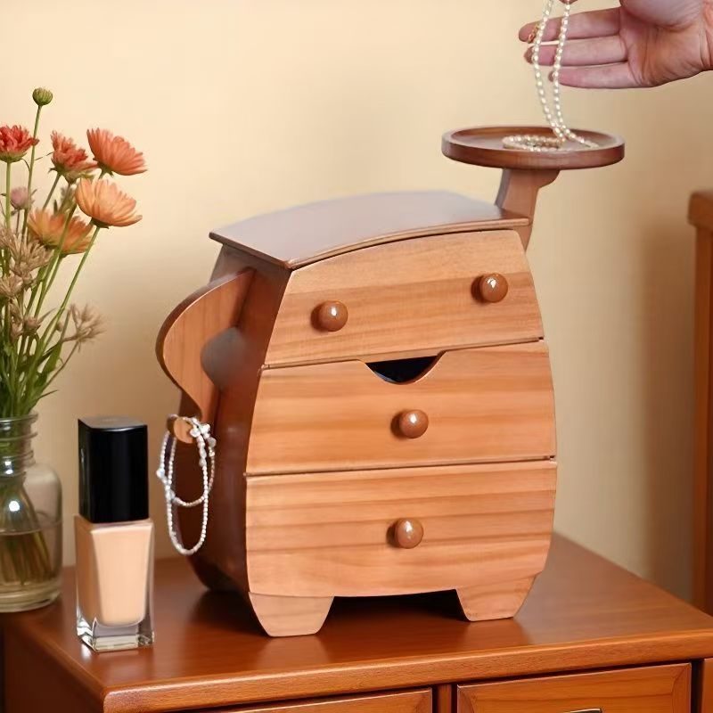 Custom Luxury Wooden Jewelry Box for Wedding Gift