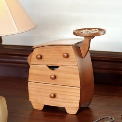 Custom Luxury Wooden Jewelry Box for Wedding Gift