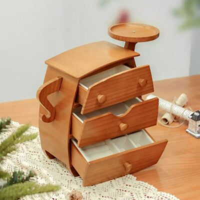 Custom Luxury Wooden Jewelry Box for Wedding Gift