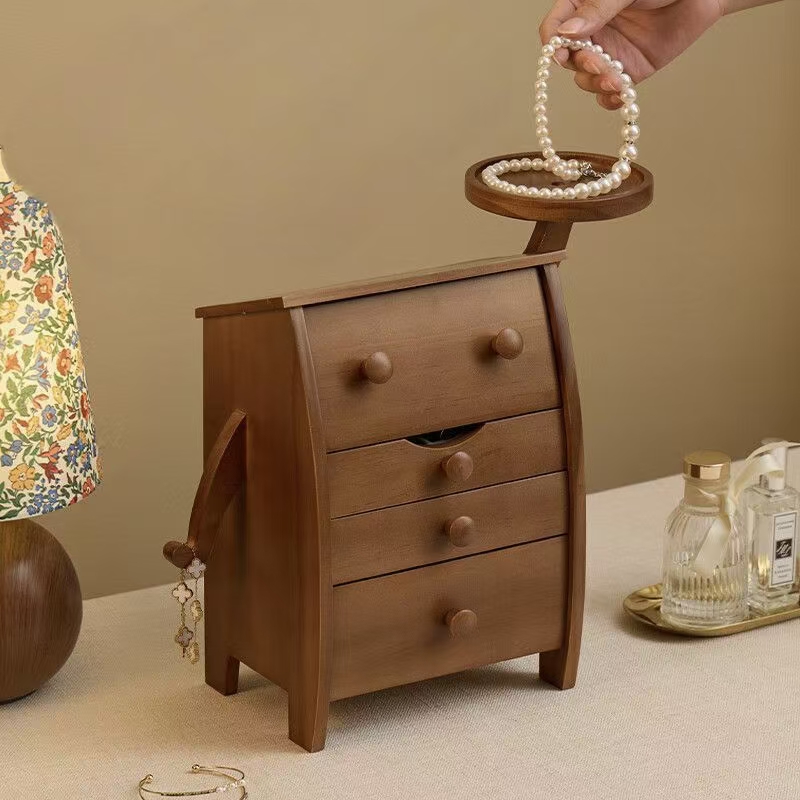 Custom Luxury Wooden Jewelry Box for Wedding Gift