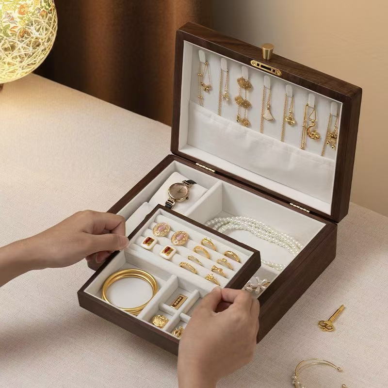 Custom Wooden Jewelry Box for Jewelry Storage