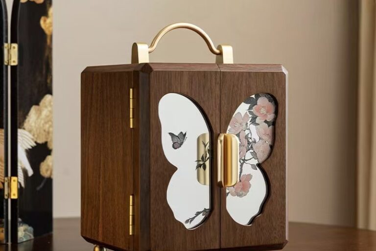 Elegant Custom Wooden Jewelry Gift Box for Weddings (3) Custom Nordic Wooden Jewelry Gift Box Wholesale