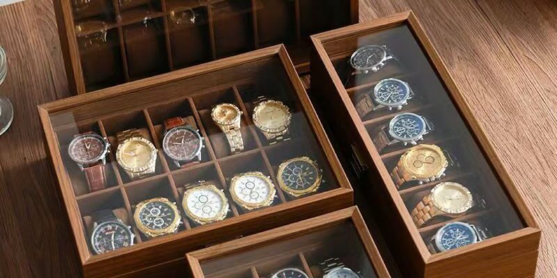 Luxury Wooden Watch Display Box for Home Collection