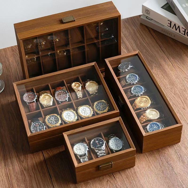 Luxury Wooden Watch Display Box for Home Collection