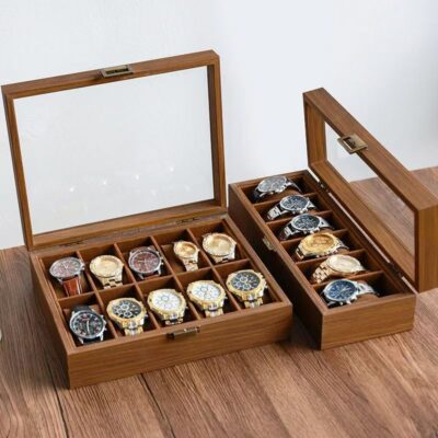 Luxury Wooden Watch Display Box for Home Collection