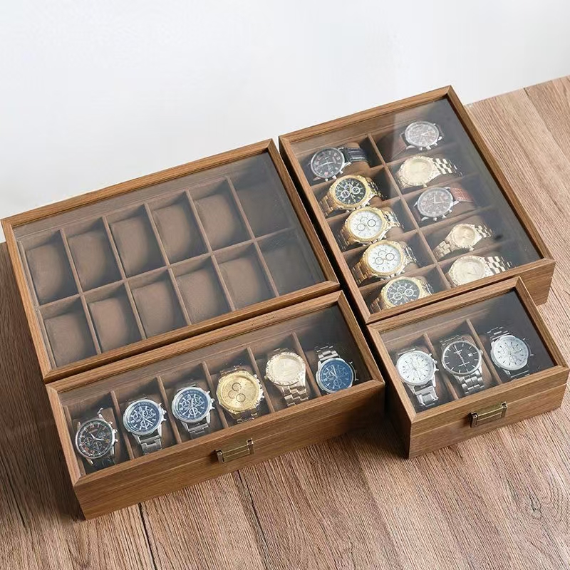 Luxury Wooden Watch Display Box for Home Collection